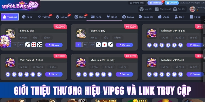 Giới thiệu thương hiệu Vip66 và link truy cập